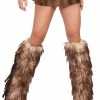 JValentine Fringe Mohair Leg Warmers