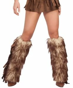 JValentine Fringe Mohair Leg Warmers