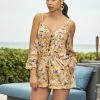 Espiral Cover-Ups & Beachwear Sunshine Yellow Romper