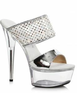 Ellie Shoes 6 Stiletto Rhinestone Booties