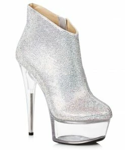 Ellie Shoes 6 RHINESTONE STILETTO BOOTIE 7 Ellie Shoes 6 RHINESTONE STILETTO BOOTIE