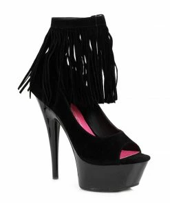 Ellie Shoes 6 Platform With Fringe