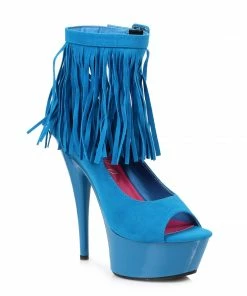 Ellie Shoes 6 Platform With Fringe
