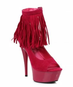 Ellie Shoes 6 Platform With Fringe