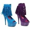 Ellie Shoes 6 Platform With Fringe