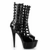 Ellie Shoes 6 Open Toe Chain Link