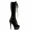 Ellie Shoes 6 Pointed Stiletto Stretch Boot W/Inner Zipper