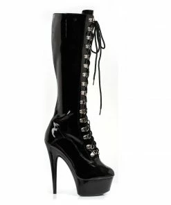 Ellie Shoes 6 Pointed Stiletto Stretch Boot W/Inner Zipper