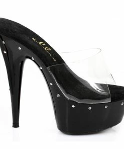 Ellie Shoes 6 Heel W/ Rhinestones On Platform