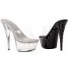Ellie Shoes 6 Heel W/ Rhinestones On Platform