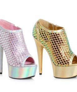 Ellie Shoes 6 Inch Ankle Bootie With Weaves