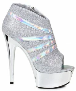 Ellie Shoes 6 PEEPTOE BOOTIE