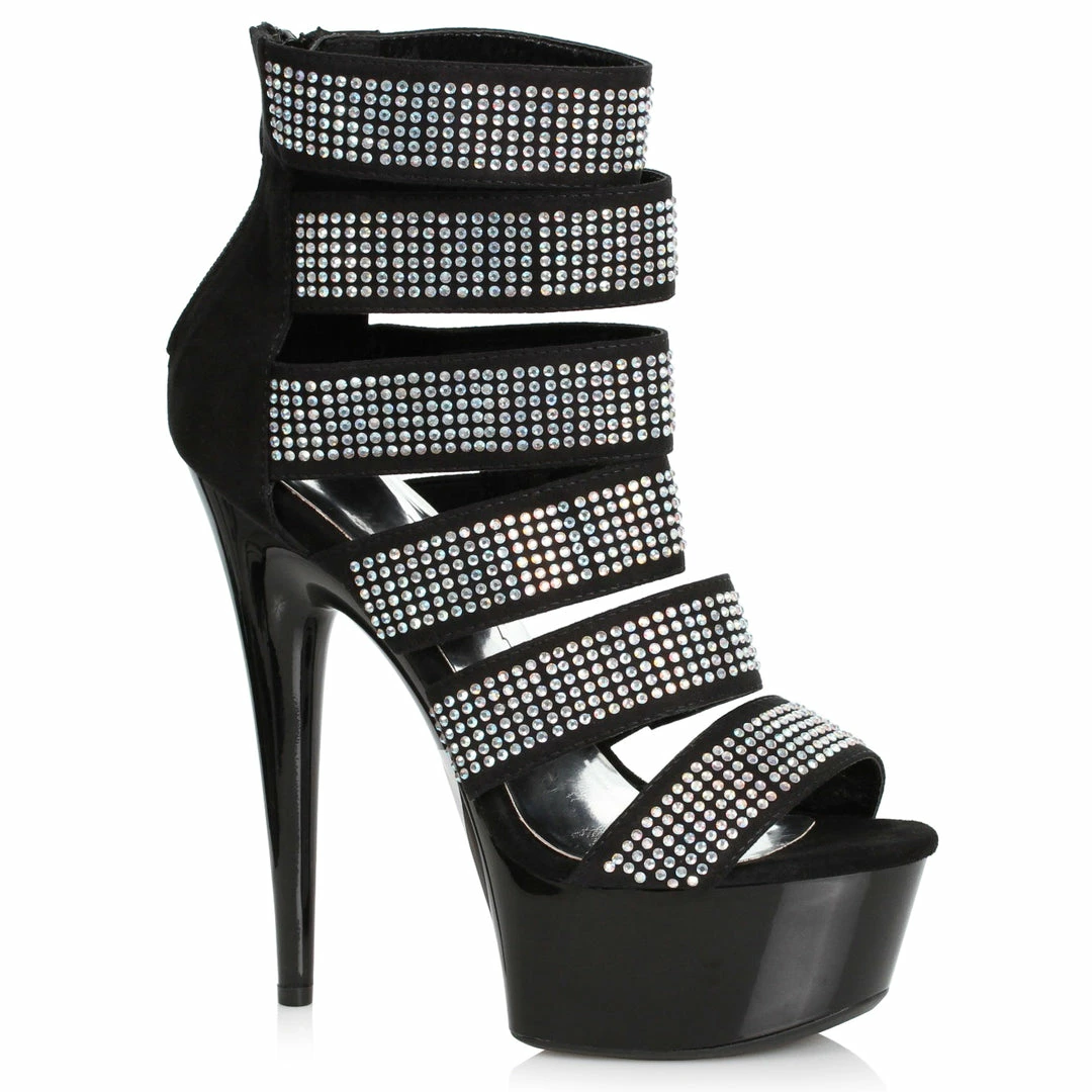 Ellie Shoes 6 Rhinestone Bootie 4 Ellie Shoes 6 Rhinestone Bootie