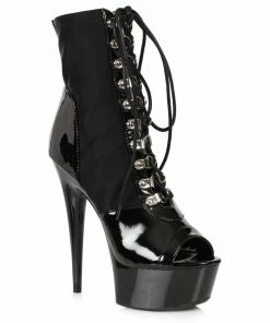 Ellie Shoes 6 PEEPTOW BOOTIE