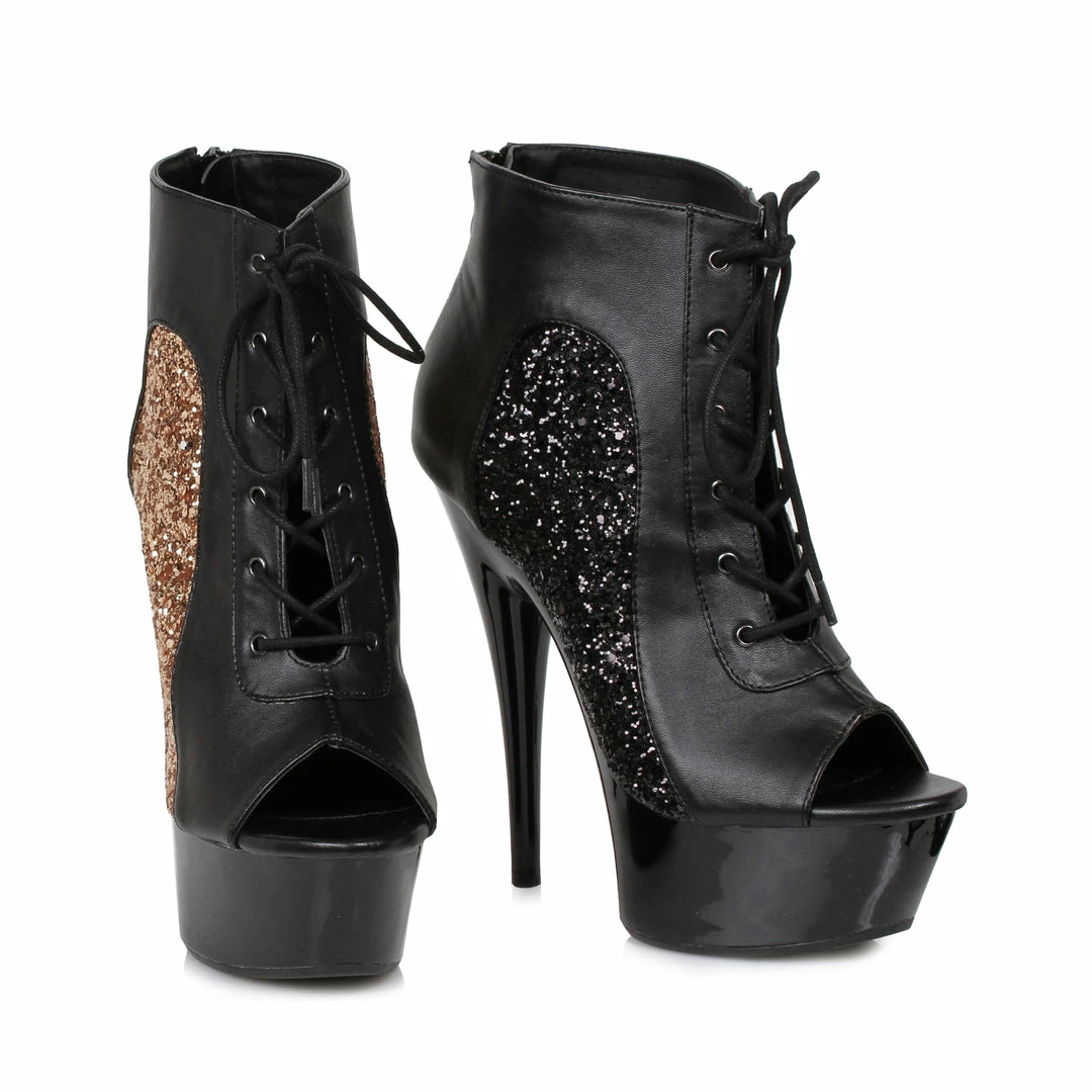 Ellie Shoes 6 Booty With Glitter Detail 3 Ellie Shoes 6 Booty With Glitter Detail