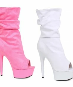 Ellie Shoes 6 Microfiber Slouch Ankle Boot