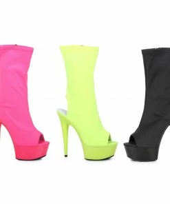 Ellie Shoes 6 Peeptoe Ankle Bootie