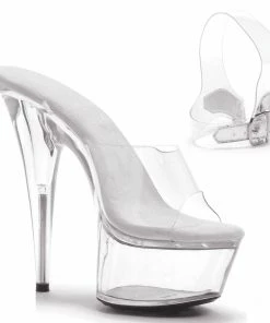 Ellie Shoes 6 Pointed Heel Stiletto W/Removable Ankle Strap