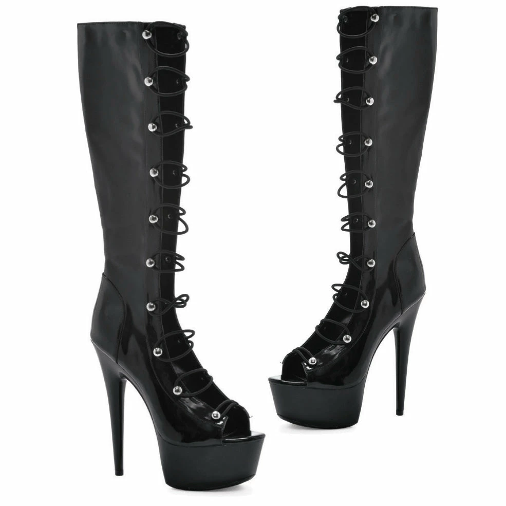 Ellie Shoes 6 PLATFORM ANDKLE BOOT WITH MESH AND LACE UP 3 Ellie Shoes 6 PLATFORM ANDKLE BOOT WITH MESH AND LACE UP