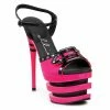 Ellie Shoes 6 Neon Stiletto Sandal