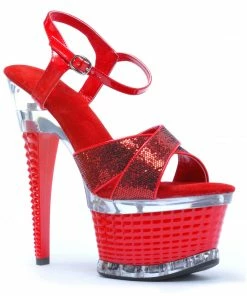 Ellie Shoes 6 Crossed Strap Textured Platform 10 Ellie Shoes 6 Crossed Strap Textured Platform