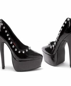 Ellie Shoes 6.5 Stiletto Heel Pumps W/Silver Spikes