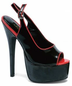 Ellie Shoes 6.5 Stiletto Heel Two Tone Sling Back