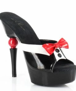 Ellie Shoes 6 Heel Tux Mule