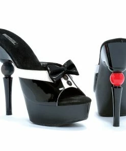 Ellie Shoes 6 Heel Tux Mule