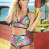 Espiral High Waisted Floral Bikini SWIMWEAR