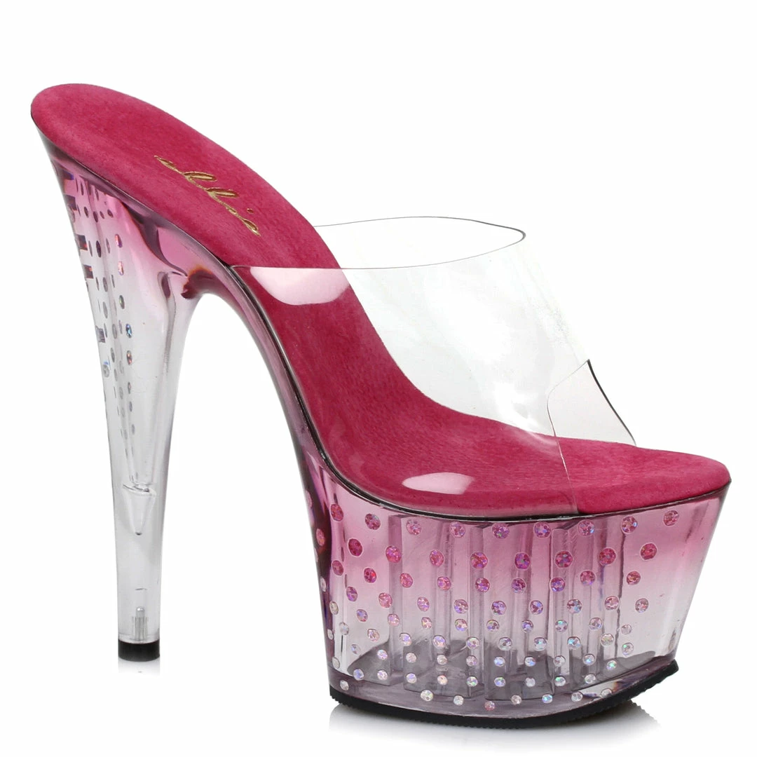 Ellie Shoes 7 Inch Mule With Glitter Dots 4 Ellie Shoes 7 Inch Mule With Glitter Dots