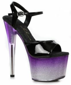 Ellie Shoes 7 OMBRE GLITTER PLATFORM