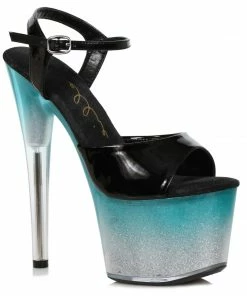 Ellie Shoes 7 OMBRE GLITTER PLATFORM