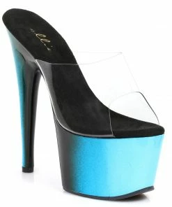 Ellie Shoes 7 Inch Mule With Ombre Design