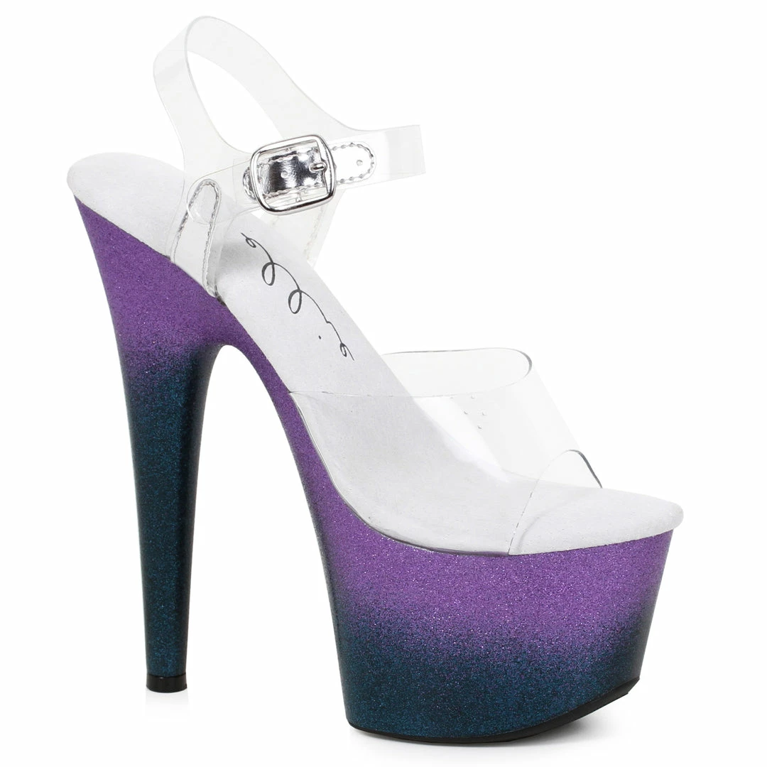 Ellie Shoes 7 Pointed Stiletto Sandal With Ombre Platform 3 Ellie Shoes 7 Pointed Stiletto Sandal With Ombre Platform