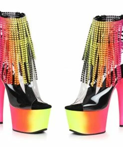 Ellie Shoes 7 Platform Heel W/Fringe