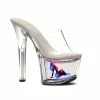 Ellie Shoes 7 Pointed Stiletto W/Light Up Truckgirl Mule