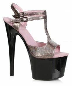 Ellie Shoes 7T-STRAP SHIMMER SANDAL