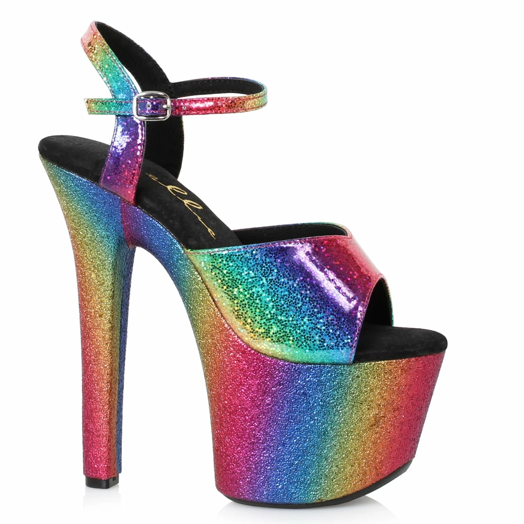Ellie Shoes 7 Pointed Stiletto With Rainbow Sandal 3 Ellie Shoes 7 Pointed Stiletto With Rainbow Sandal