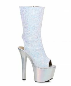 Ellie Shoes 7 Inch Glitter Ankle Boot 7 Ellie Shoes 7 Inch Glitter Ankle Boot