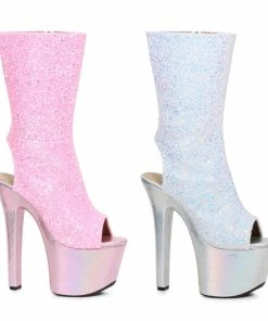 Ellie Shoes 7 Inch Glitter Ankle Boot