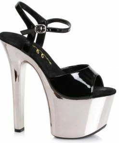 Ellie Shoes 7 HEEL POINTED STILETTO SANDAL