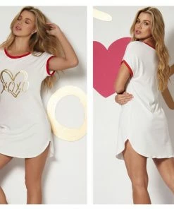 Espiral XOXO Ivory Sleep Shirt 5 Espiral XOXO Ivory Sleep Shirt