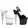 Ellie Shoes 7 Unicorn Heel Platform Sandal