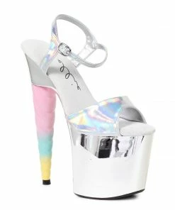 Ellie Shoes 7 Unicorn Heel Platform Sandal