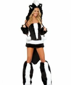 JValentine Flower Skunk Leg Warmers