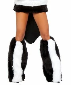 JValentine Flower Skunk Leg Warmers