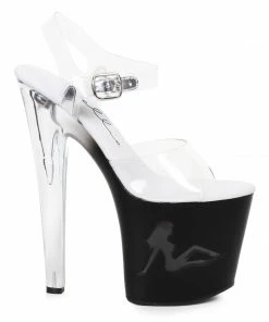 Ellie Shoes 8 Pointed Stiletto Sandal With Light Up Truckgirl