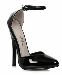 Ellie Shoes 6 Heel Fetish Pump With Ankle Strap