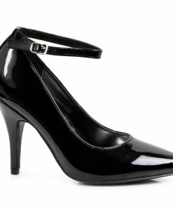 Ellie Shoes B Width Pump With Ankle Strap